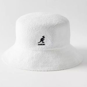 Kangol white bucket hat